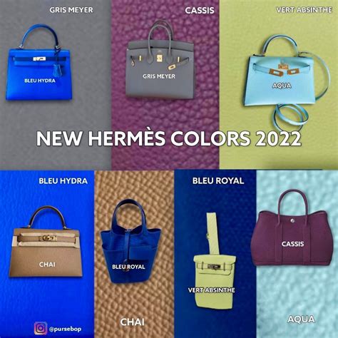 hermes color 2022|Updated New Hermès Colors 2022 .